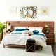 Thumbnail 7, Walnut Wood King Size Headboard Extensions, 23.6" x 31.5". Changes active main hero.