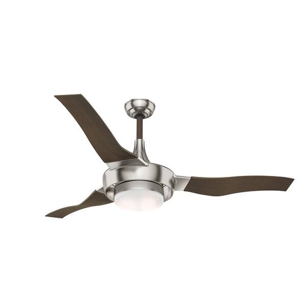 Casablanca 64" Perseus Outdoor Ceiling Fan with LED Light Kit and Wall Control, Damp Rated