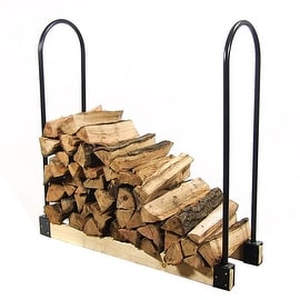 Sunnydaze Adjustable Length Firewood Rack - Adjusts Up to 16 Feet Wide