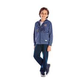 Boys Outfit Hoodie Zip-Up Jacket and Sweatpants Winter Set Pulla Bulla 2-10 year