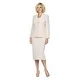 Giovanna Signature Women's Notch Collar 2pc Skirt Suit in Better Crepe - Thumbnail 1