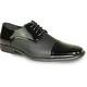 Thumbnail 1, BRAVO Men Dress Shoe NEW KELLY-2 Oxford Black Patent - Wide Width Available.
