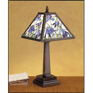 19 Inch H Mosaic Iris Accent Lamp Table Lamps