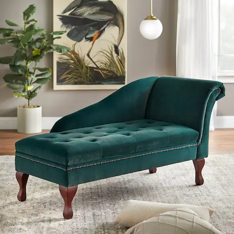 Simple Living Storage Chaise Lounge