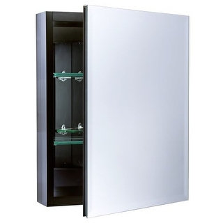 Miseno MBC2016 Dual Mount 20" X 16" Beveled Medicine Cabinet (Surface or Recessed Mounting)
