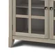 WYNDENHALL Normandy SOLID WOOD 62 inch Wide Transitional Wide Storage Cabinet - 62"w x 18"d x 34" h - Thumbnail 12