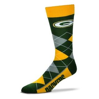 Green Bay Packers Argyle Crew Socks