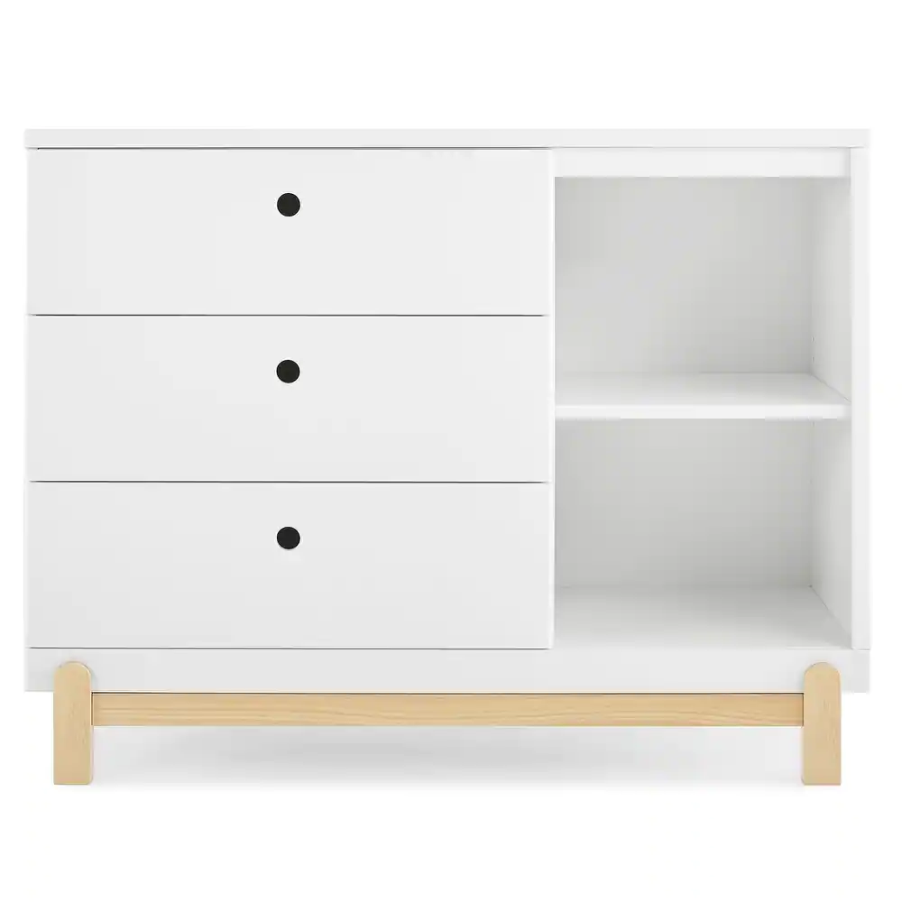 Delta Children Poppy 3 Drawer Dresser with Cubbies