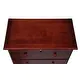 Solid Wood 4-Super Jumbo Drawer Chest with Lock by Palace Imports - Thumbnail 17