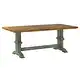 Thumbnail 9, Eleanor Two-tone Rectangular Solid Wood Top Dining Table by iNSPIRE Q Classic. Changes active main hero.