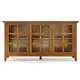 WYNDENHALL Normandy SOLID WOOD 62 inch Wide Transitional Wide Storage Cabinet - 62"w x 18"d x 34" h - Thumbnail 21