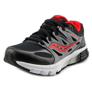 Saucony Zealot Youth W Round Toe Synthetic Black Running Shoe