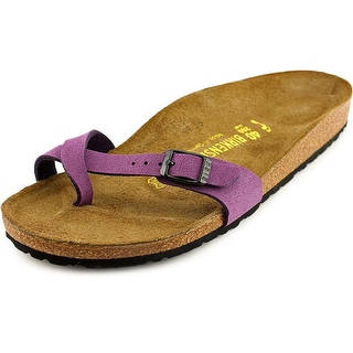 Birkenstock Piazza Women N/S Open Toe Synthetic Purple Slides Sandal