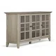 WYNDENHALL Normandy SOLID WOOD 62 inch Wide Transitional Wide Storage Cabinet - 62"w x 18"d x 34" h - Thumbnail 9