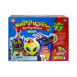 Make-A-Monster Math Test Prep Games - Grade 3