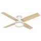 Hunter 52" Dempsey Low Profile Ceiling Fan with LED Light Kit and Handheld Remote - Thumbnail 2