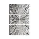 Statements2000 Silver Modern Metal Wall Art Panels Abstract Decor by Jon Allen - Vortex 5 - Thumbnail 14