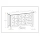 WYNDENHALL Normandy SOLID WOOD 62 inch Wide Transitional Wide Storage Cabinet - 62"w x 18"d x 34" h - Thumbnail 22