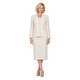 Giovanna Signature Women's Notch Collar 2pc Skirt Suit in Better Crepe - Thumbnail 6