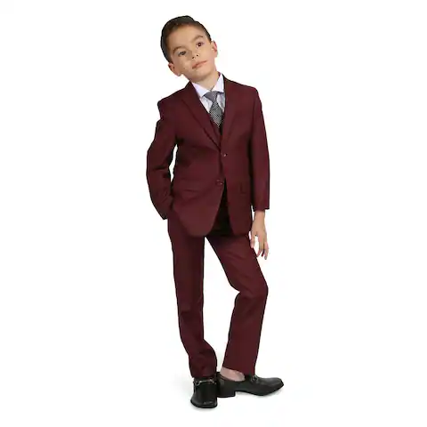 Ferrecci Boys 5-Piece 2-Button Notch Collar Suit Set