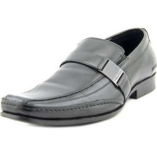 Kenneth Cole Reaction Money Down Men Square Toe Synthetic Black Loafer
