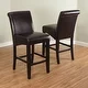 Thumbnail 3, Milan Faux Leather Counter Stools (Set of 2). Changes active main hero.