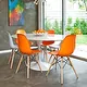 Plastic Eiffel Dining Chairs with Wood Dowel Legs (Set of 2) - Thumbnail 15