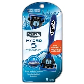 Schick Hydro 5 Disposable Razors 3 ea