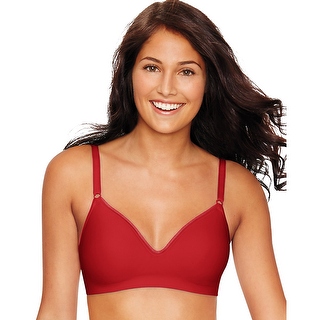 Hanes Ultimate Smooth Inside and Out Foam ComfortFlex Fit Wirefree Bra - XL