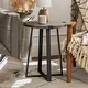 preview thumbnail 15 of 33, Middlebrook Barnett Round Metal Wrap Side Table