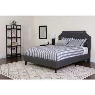 Link to Arched Tufted Upholstered Platform Bed Similar Items in Bedroom Furniture