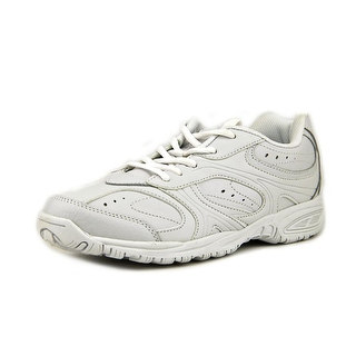 Stride Rite Cooper Lace Youth W Round Toe Leather White Sneakers
