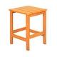preview thumbnail 5 of 55, Laguna Poly Eco-Friendly Outdoor Patio Square Side Table Orange