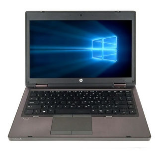 Refurbished HP ProBook 6465B 14.0'' Laptop AMD A4-3310MX 2.1G 4G DDR3 500G DVD Win 10 Pro 1 Year Warranty - Black