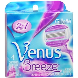 Gillette Venus Breeze Cartridges 4 Each