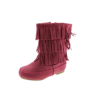 Shoes of Soul Toddler Girls Faux Suede Boots