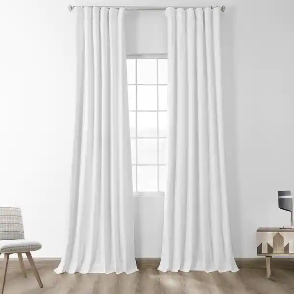 Exclusive Fabrics Solid Cotton True Blackout Curtain (1 Panel)