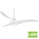 MinkaAire Light Wave 52" 3 Blade Light Wave Indoor Ceiling Fan with Integrated LED Light
