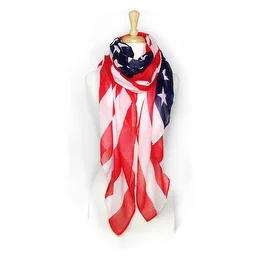 Women's American Flag Convertible Pareo Scarf