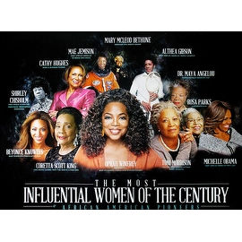 Famous Black Women Poster African American History (18x24)