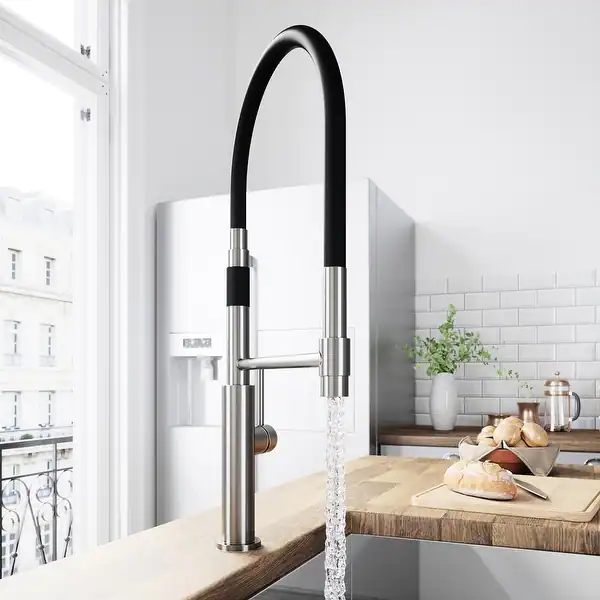 VIGO Norwood Stainless Steel Magnetic Spray Kitchen Faucet