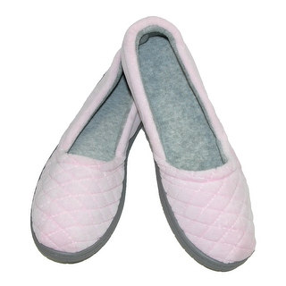 Dearfoams Women's Velour Espadrille Slippers with Microfiber Insole