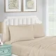 preview thumbnail 18 of 103, ﻿Superior 1200 Thread Count Egyptian Cotton Solid Bed Sheet Set California King - Ivory
