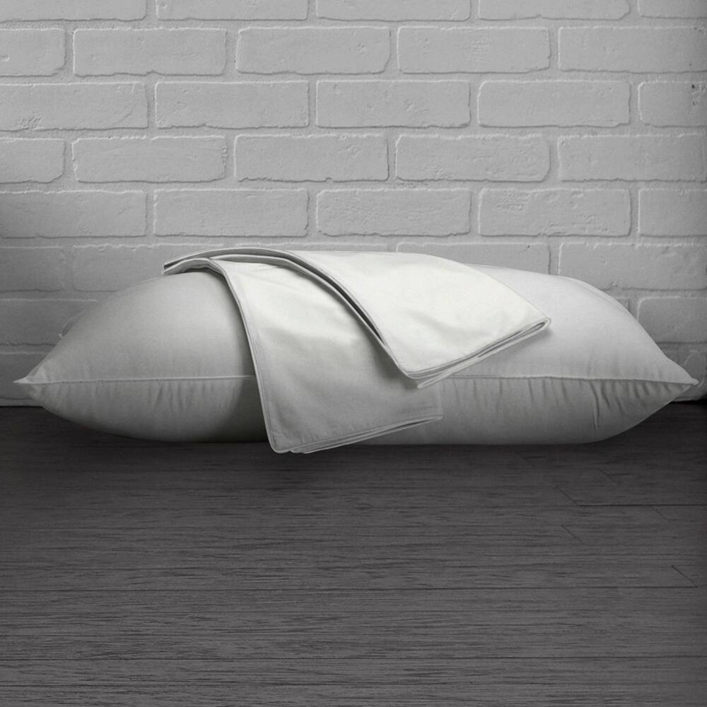 Ella Jayne 100% Cotton Percale Pillow Protector With Hidden Zipper - Set of Two