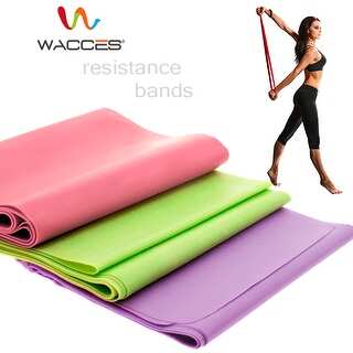 Wacces Pilates Resistance Band Stretch Therapy Exercise Fitness Band