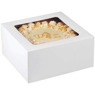 Corrugated Cake Boxes-2/Pkg 12"X12"X6"