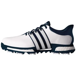 Adidas Men's Tour 360 Boost White/Dark Slate Golf Shoes Q44822/Q44830