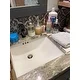 Kraus Elavo 23 in Rectangle Porcelain Ceramic Undermount Bathroom Sink