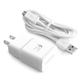 Samsung Original OEM USB Travel Charger Adapter with Charging Cable