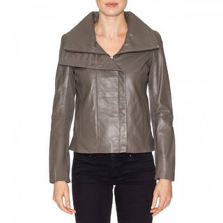 Faux Leather Jacket By Famous Maker